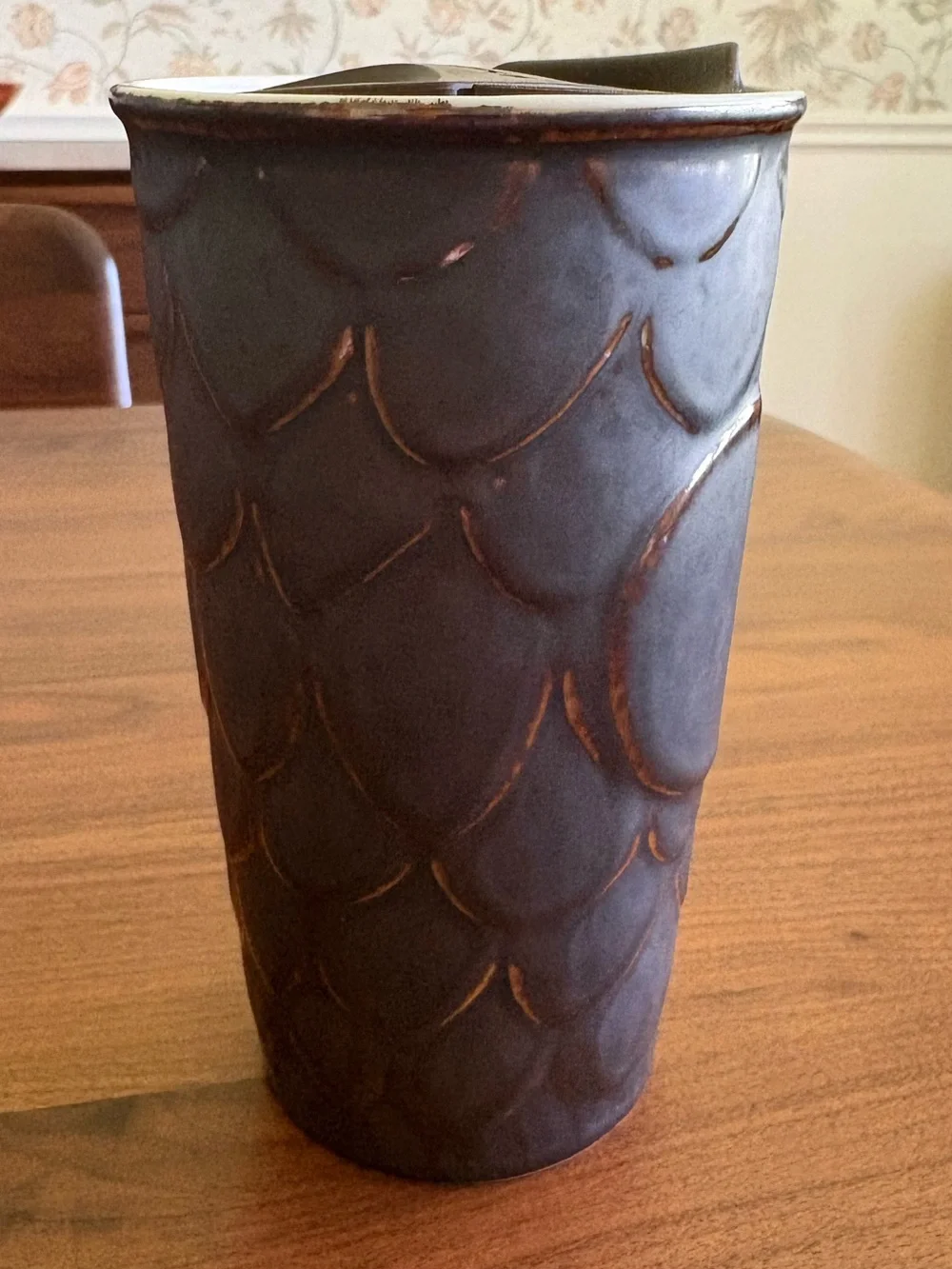 Starbucks 2016 Anniversary Mug Siren Mermaid Bronze Scales Travel Tumbler 10oz